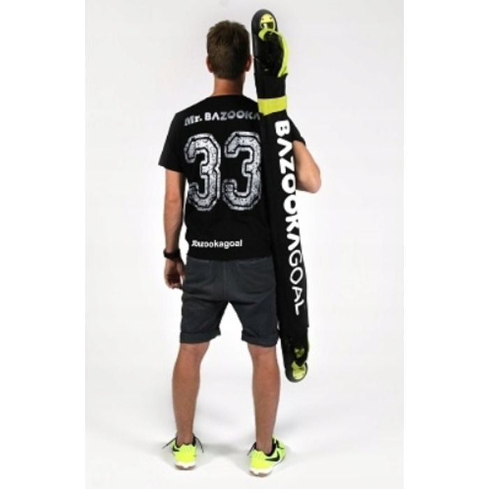 Складані переносні футбольні ворота BazookaGoal 120x75 см, чорні