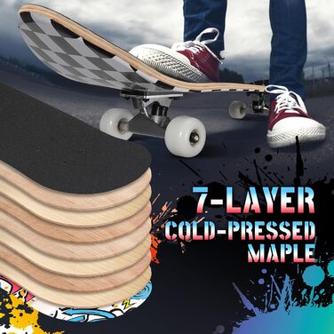 Скейтборд ANYFUN Pro Complete 31x8