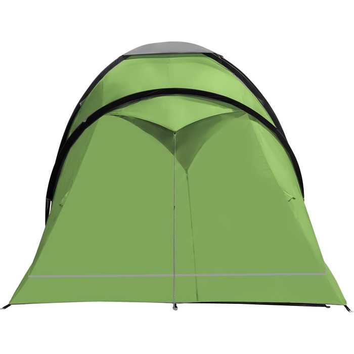 Намет Portal Outdoors Beta 6: просторий 2-кімнатний зелений намет з сумкою для зберігання