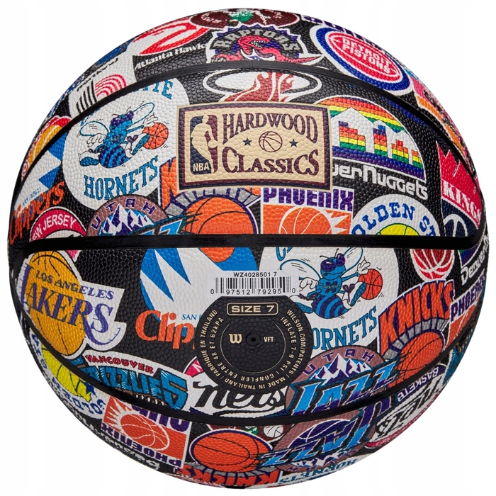 Баскетбольний м'яч Wilson NBA All Team Retro outdoor 7