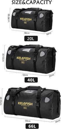 Водонепроникна туристична сумка UROUK 40L, 66L, 20L – Seesack для мотоцикла, каякінгу, кемпінгу, водонепроникний рюкзак Duffel Bag
