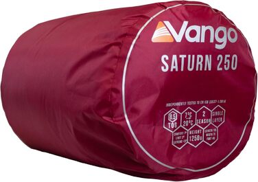 Спальний мішок Vango Saturn, 250 г, Raspberry (полуничний)
