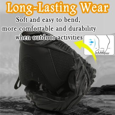 Босі кросівки для чоловіків та жінок широкі, для трейлу, з п'ятьма пальцями, мінімалістичні, з нульовим перепадом, для піших прогулянок, фітнесу, комфортні, легкі, для бігу, унісекс, розміри 36-46 EU, 39 EU, чорні