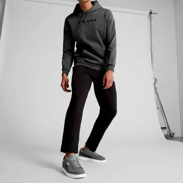 Кросівки Puma Smash V2 Low-Top унісекс, сірі з чорним та білим (Gray Tile/Black/White), розмір 44.5 EU