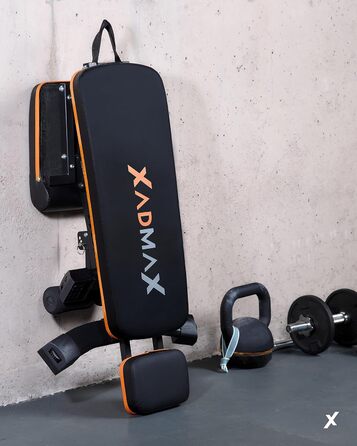 Регульована складана лава для гантелей, посилена тренажерна лава для дому, витримує до 360 кг, багатофункціональна атлетична лава для силових тренувань