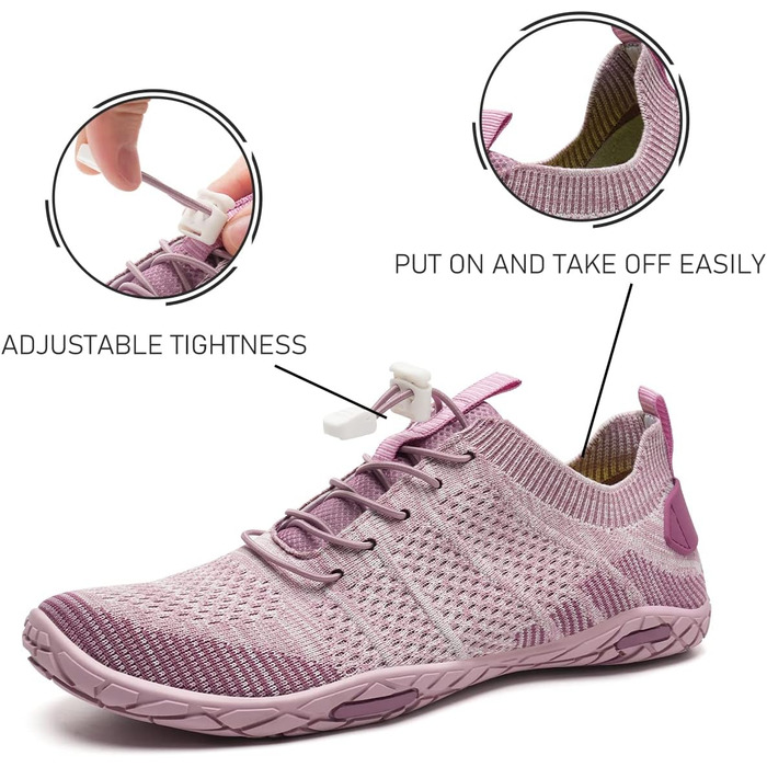 Взуття для плавання та відпочинку WateLves: шкарпетки для водних видів спорту, пляжу та басейну. Розмір 38 EU, фіолетовий