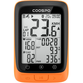 COOSPO BC107 Велокомп'ютер бездротовий, водонепроникний IP67, Bluetooth Ant+, 2,4