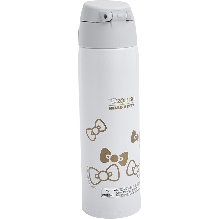 Термочашка Zojirushi з нержавіючої сталі, вакуумна, 473 мл, Hello Kitty, біла