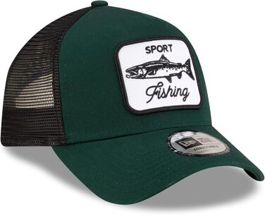 Кепка бейсболка New Era Outdoor Patch Olive з регулюванням, універсальний розмір (риболовна)