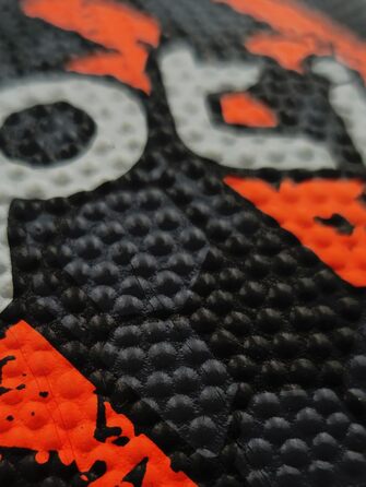 Баскетбольний м'яч OPTIMUM: зносостійкий, для гри в приміщенні та на вулиці, оптимальний контроль та точність (Розмір 7, ЧОРНИЙ/ОРАНЖЕВИЙ)