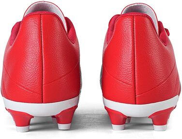 Футбольні бутси для чоловіків та хлопців, шипові, з мікрофібри, для штучного покриття, професійні, для тренувань та гри, біло-червоні (41 EU)