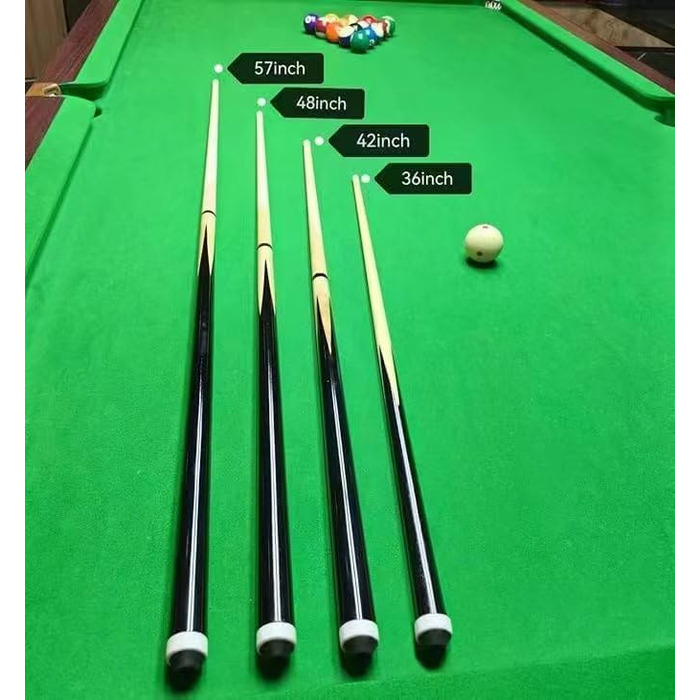 Біліардна кість для більярду JX, 58 дюймів, 18 Oz, канадський клен, набір 2 шт.