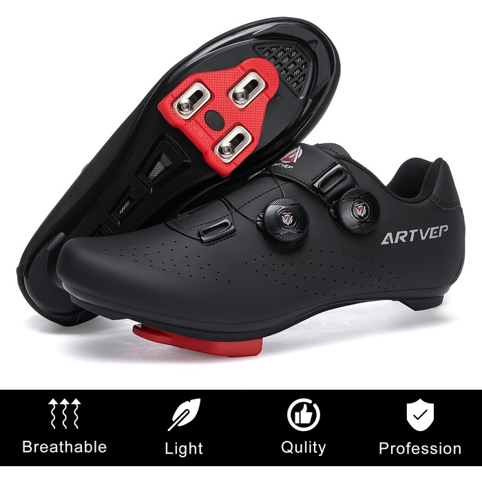 Велотуфлі для їзди на велосипеді: чоловічі та жіночі MTB, сумісні з педалями Look SPD, SPD-SL, Delta Lock, Peloton. Білий колір (45 EU, чорні шипи в комплекті)