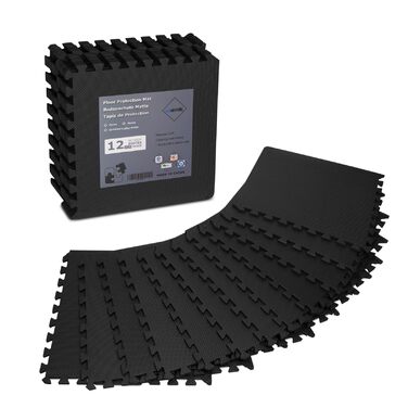 Захисні мати для підлоги 50x50 см (12 шт., 3м²) - Puzzle, фітнес, спорт, йога