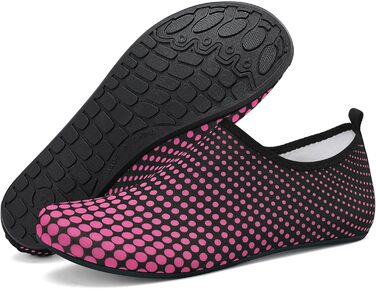 Шкарпетки для плавання та водних видів спорту, шкарпетки для басейну, шкарпетки для пляжу, антиковзкі, розмір 34-47 (40 EU, Rose Rot W995)