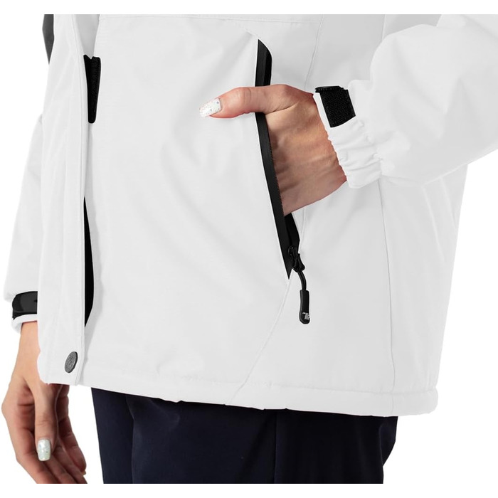 Жіноча зимова куртка YSENTO: водонепроникна, софтшелл з капюшоном, тепла флісова куртка, функціональна куртка для активного відпочинку