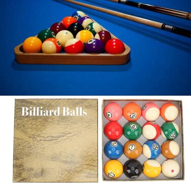 Набір куль для більярду, 16 штук, 5,72 см, кульки для більярдного столу, набір для тренувань