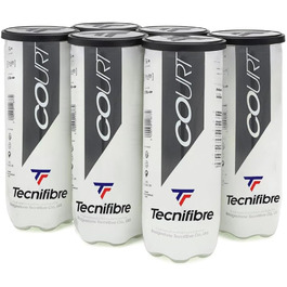 Тенісні м'ячі Tecnifibre Court, жовті, для дорослих, унісекс