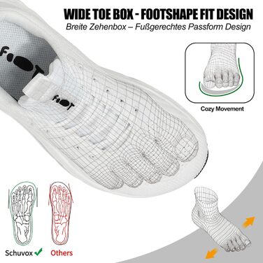 Кросівки для бігу та повсякденного носіння Unisex, білі, 37-46 EU. Зручні, з амортизацією, широка колодка, для фітнесу, тренувань, ходьби.