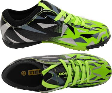 Дитячі футбольні бутси Kinder для штучного покриття, фірми Ground, шнурівка, для тренувань та занять спортом на відкритому повітрі, розмір 30-40, 31 EU, зелені