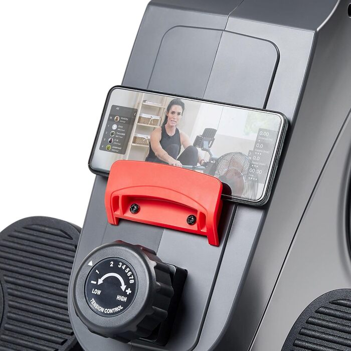 Магнітний гребний тренажер Sunny Health & Fitness SMART, компактний, складаний, з Bluetooth – SF-RW522016