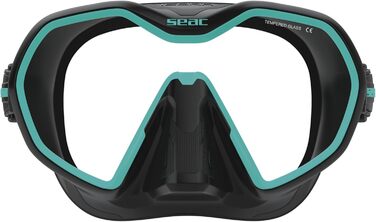 Seac Icona – безрамкова одностекольна маска для дайвінгу, 100% Made in Italy