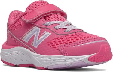 Дитячі кросівки New Balance 680 V6 для бігу, рожевий колір, ширина 22 EU
