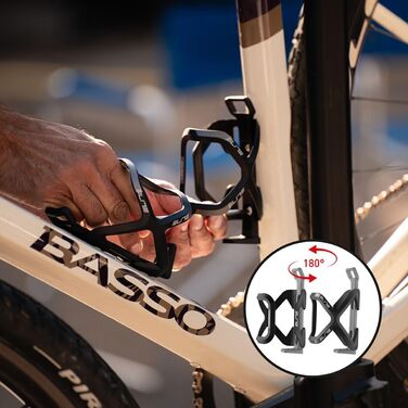 Тримач для пляшок ELITE E232001 AMBO, чорний графічний, унісекс, для дорослих