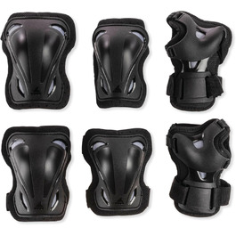 Захисний комплект Rollerblade Skate Gear 3 для дорослих, унісекс, S, чорний