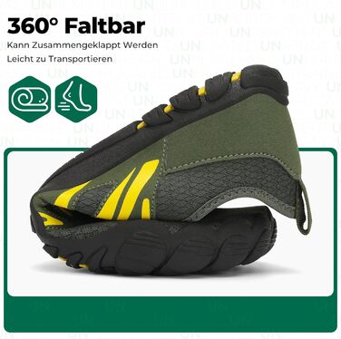 Чоловічі шкарпетки-взуття SAGUARO для плавання та відпочинку, легкі, дихаючі, швидко сохнуть, розмір 39-48, армійного кольору