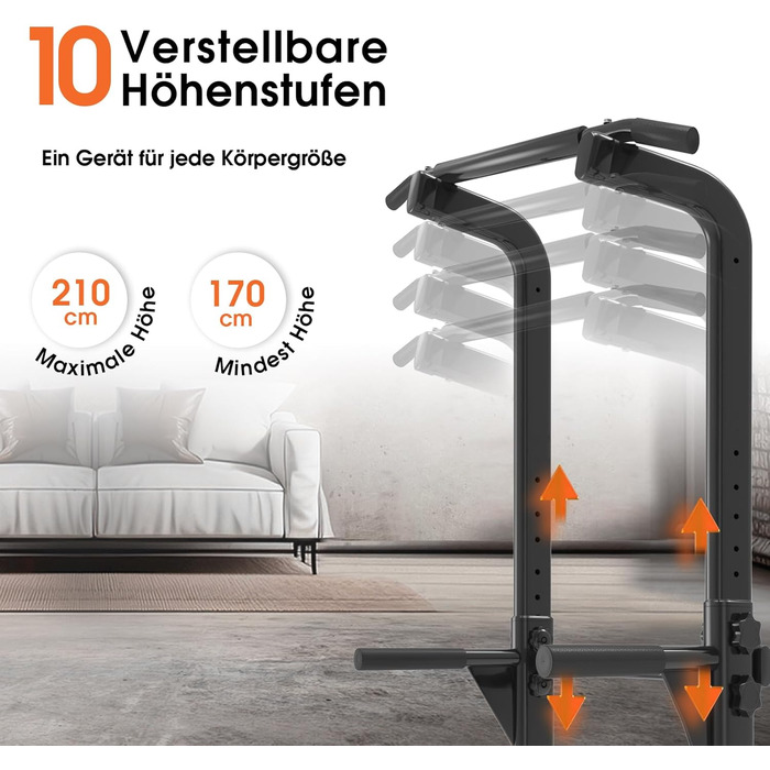 Power Tower DH FitLife: турнік, бруси для віджимань, силовий тренажер для дому