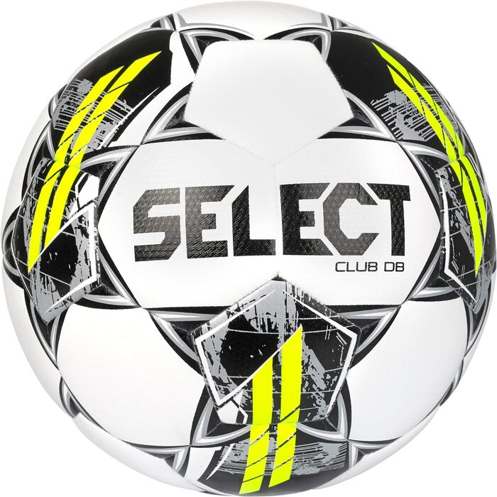 Футбольний м'яч Select Club DB, розмір 4, біло-чорний