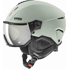Шолом гірськолижний uvex instinct visor з візором - для жінок та чоловіків - регульований розмір Oxid Green Matt 53-56 см