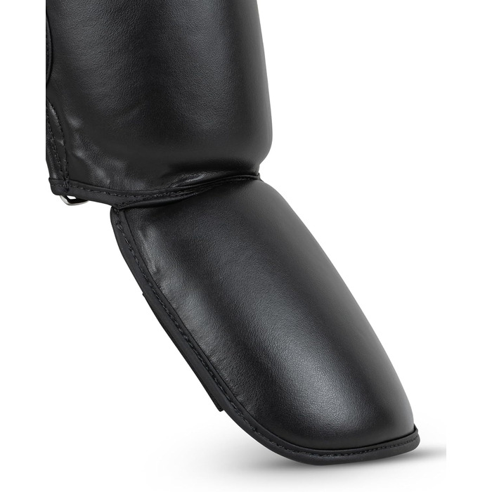 Захисники гомілок BENLEE Guardian з екошкіри, чорні (один)