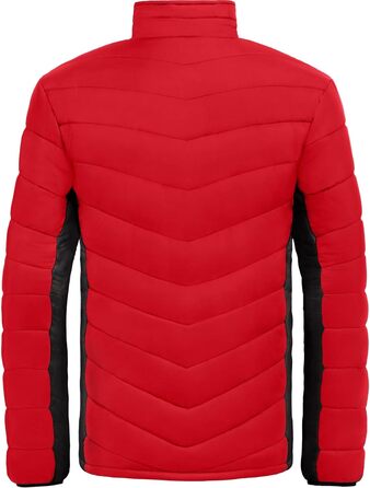 Зимова куртка Nebulus Genius для чоловіків, червоно-чорна