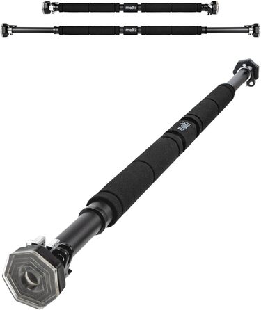 Кімнатна турнік Klimmzugstange для дверного прорізу, регульований 63–100 см, монтаж без свердління, нековзкі ручки, витримує до 100 кг