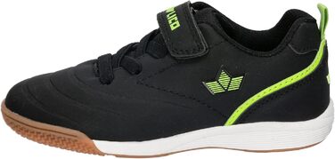 Дитячі спортивні залажні кросівки Lico Marlin для залу (33 EU, чорний/лимонний)