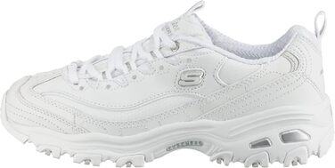Кросівки жіночі Skechers D'Lites Fresh Start чорно-білі, шкіра/сітка, Memory Foam, 40 EU