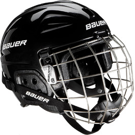 Шолом Bauer LIL Sport Combo для дорослих з ґратами, універсальний розмір, чорний