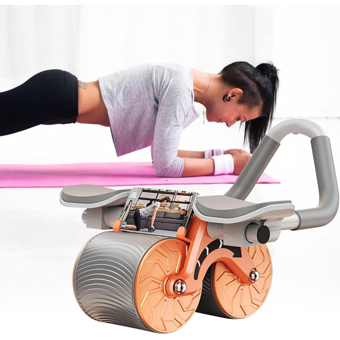 Колесо для пресу Xiaoxin з автоматичним відскоком, підтримка ліктів 4D, килимок для колін, тренажер для пресу