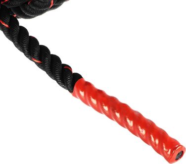 Тренажер Battle Rope (Бойове Канат) для фітнесу - 9м, 12м, 15м - з неслизькими ручками - для дому та спортзалу