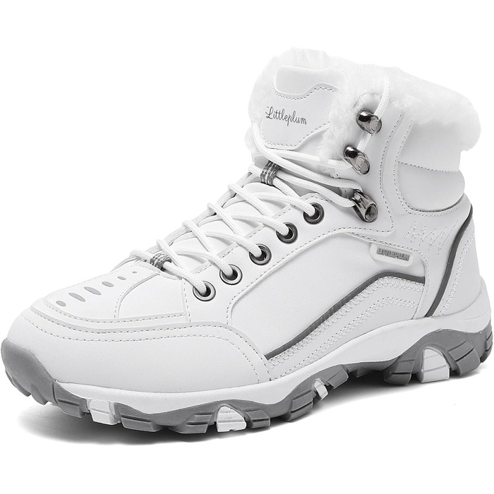 Черевики зимові жіночі Littleplum, утеплені, для трекінгу, осінні, Outdoor, снігові, зимові, 37 EU, білі