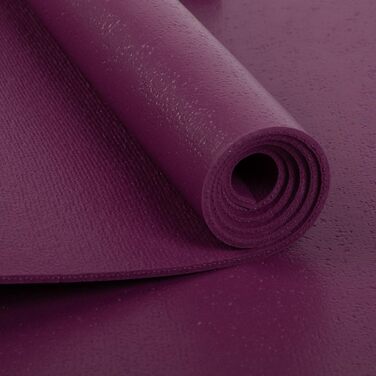 Йога-мат Bodhi Rishikesh Premium 60 XL, нековзкий, екологічний, для йоги та пілатесу, OEKO-TEX, німецька якість, колір wild berry