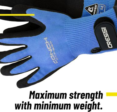 Рукавички для дайвінгу Cressi Conch Dyfiber, XL, лайм