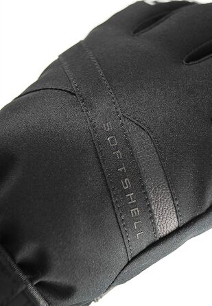 Жіночі лижні рукавички Reusch Hellen R-TEX XT 7702, чорні/сріблясті, розмір 6