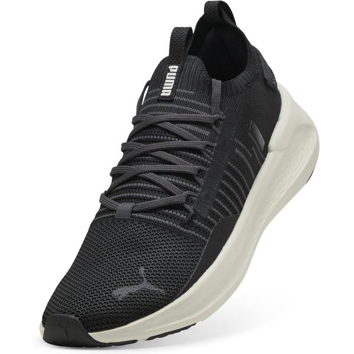 Кросівки Puma Softride Symmetry Fuzion для бігу, жіночі та чоловічі, 38.5 EU, чорний, сірий