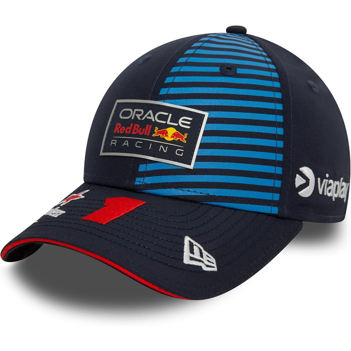 Кепка New Era Red Bull Racing Формула 1 – офіційний мерч, Формула 1, кепка 9FORTY, для дітей, Max Verstappen, блакитна, універсальний розмір