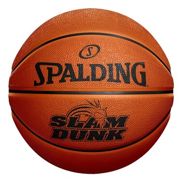 Баскетбольний м'яч Spalding Slam Dunk 5 Black - для вулиці, гума, оранжевий