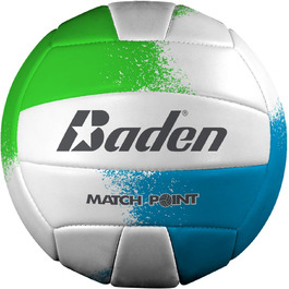 Волейбольний м’яч Baden Match Point, штучна шкіра, офіційний розмір 5, для вулиці та двору, універсальний для всіх вікових груп, підходить для коледжу та табору