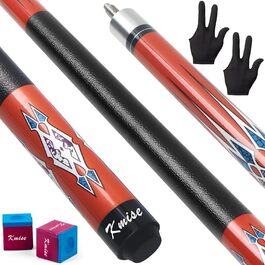 Набір більярдних київ Kmise Pool-Queue-Stick – 147 см, канадський клен, професійні, для дорослих, різні кольори, для барів, дому, більярдних столів